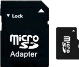 Micro Sd Kaart 4GB+adapter