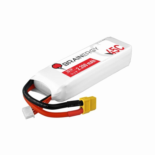 Brainergy Lipo accu 3S 11,1v 2200 mAh 45c xt60