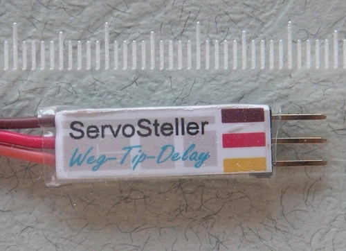 Servo-actuator slag-tip vertraging