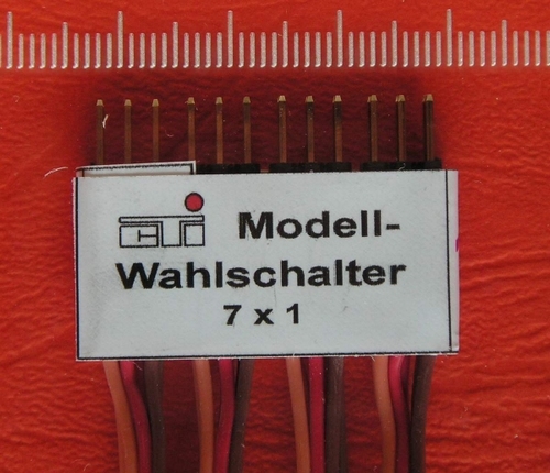 Modelkeuzeschakelaar 7x1