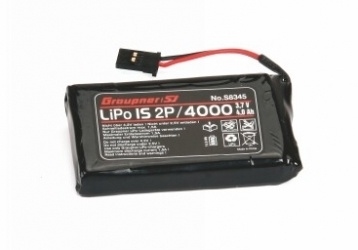 Graupner Senderakku LiPo 1S2P / 4000 TX