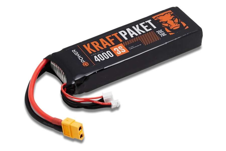 KRAFTPAKET 4000 3S LIPO 11,1 V 35/70C - XT60