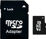 Micro Sd Kaart 4GB+adapter
