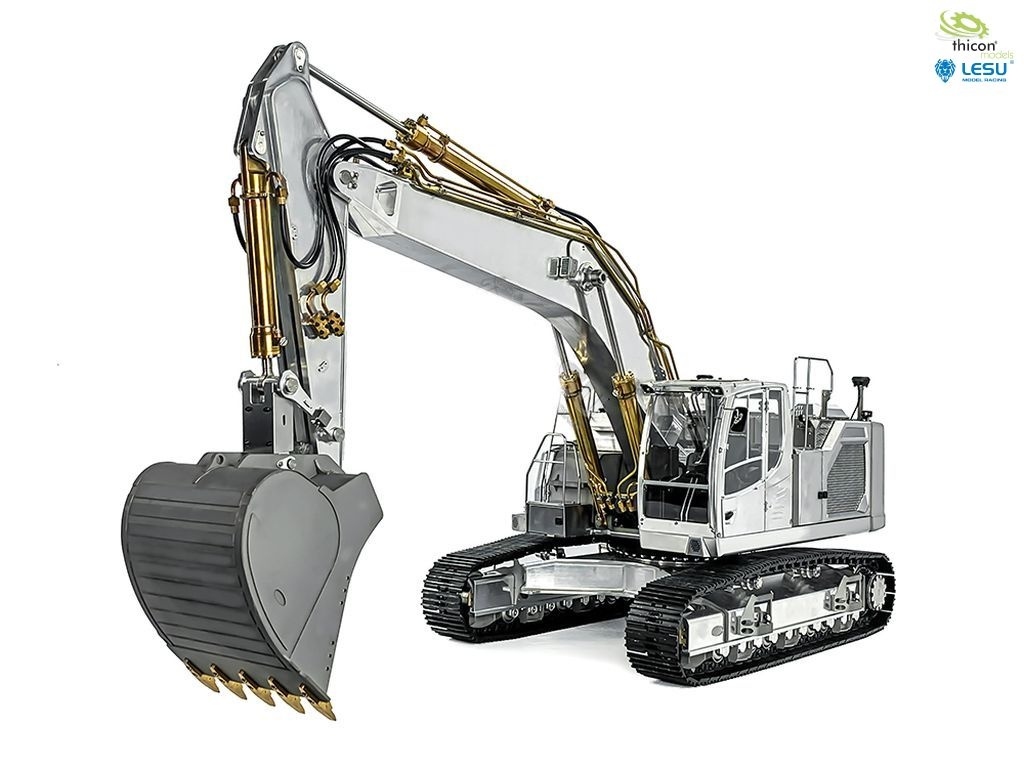 Rupsgraafmachine L945R bouwpakket van aluminium