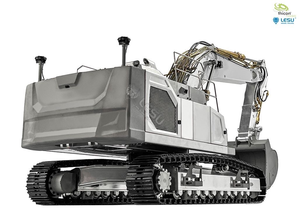 Rupsgraafmachine L945R bouwpakket van aluminium