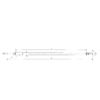 Schroefas 290mm m4
