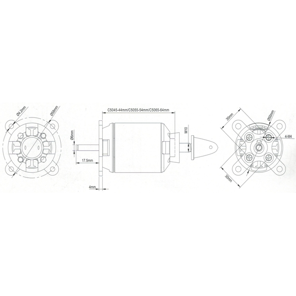 SPITZ borstelloze motor 435KV