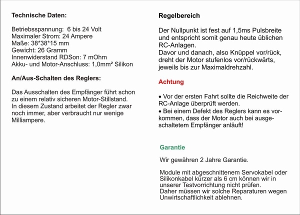 Thor 24 dubbel regelaar