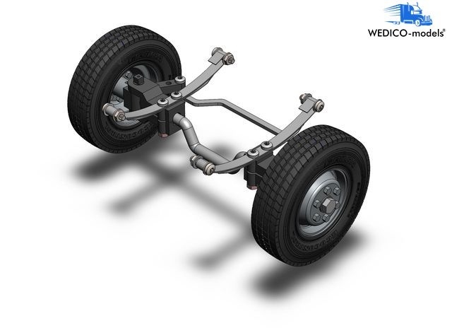 Vooras voor standaard chassis met wielen