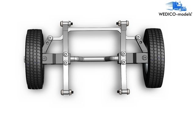 Vooras voor standaard chassis met wielen