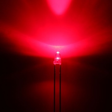 Voorbedrade led met weerstand  6 tot 12 volt 3mm