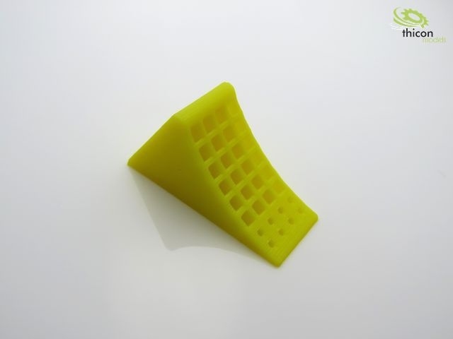 Wielblokken geel met houder zwart