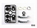 Aluminum servohouder en een Hi Torque Servo Saver 1/14